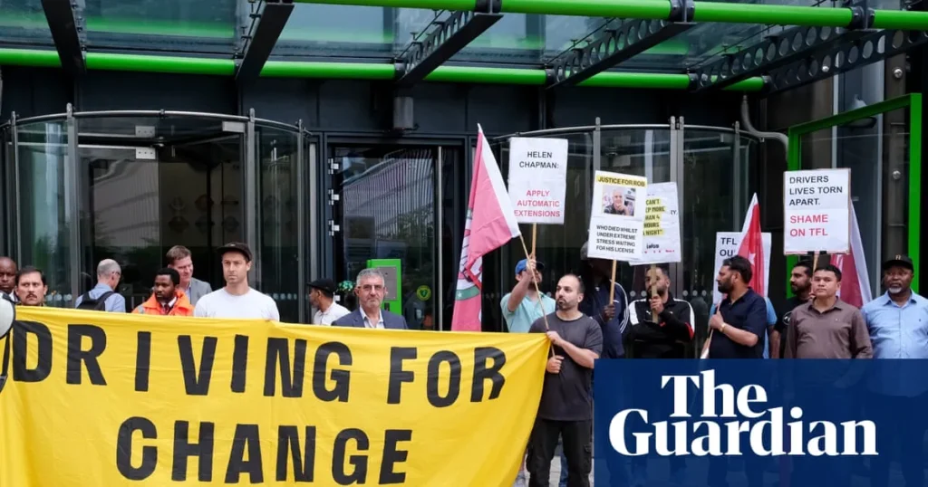 An Uber driver in London challenges TfL over delays renewing his private hire licence