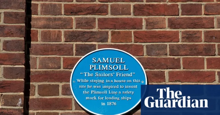 Thames Embankment memorial to Samuel Plimsoll in London