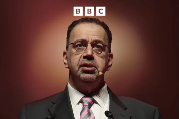 Daron Acemoglu speaking in a BBC interview